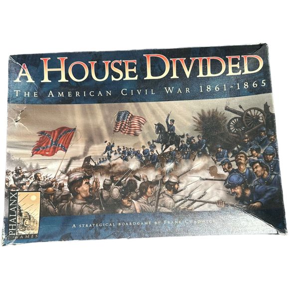 A House Divided American Civil War 1861-1865 Board Game Phalanx Rare Complete? - Picture 2 of 16